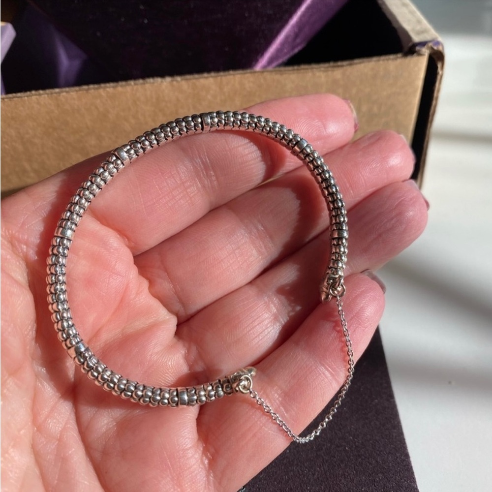 LAGOS Sterling Silver Woven Bead Bracelet - Picture 5 of 12